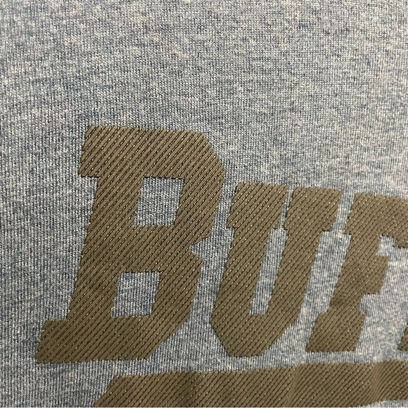 Buffalo David Bitton Heather Blue Crew Neck Tee Men’s XL - Picture 5 of 9